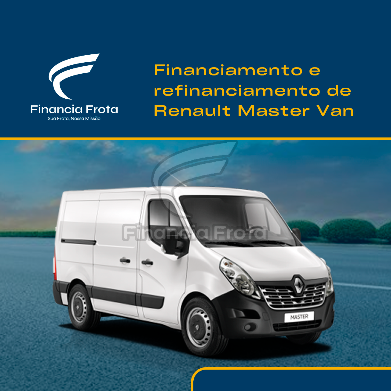 Financiamento Renault Master Van - Financia Frota